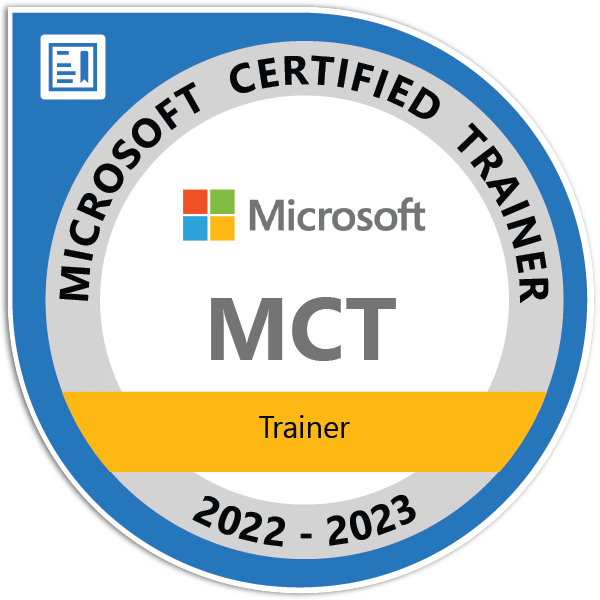 Microsoft Certified Trainer 2023 - 2022